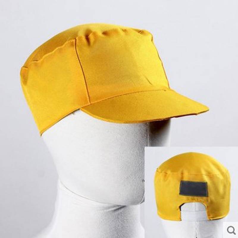 Yellow railway hat